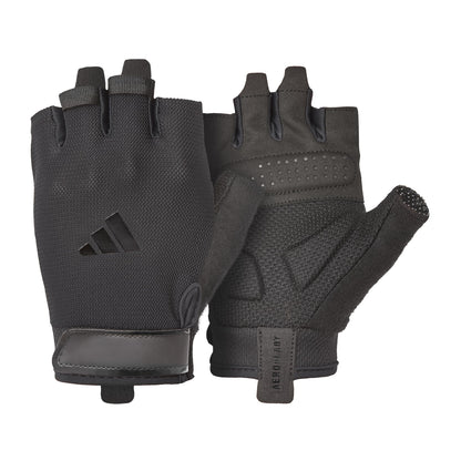 adidas Essential Training & Weightlifting Gloves, Fingerless Workout Gloves