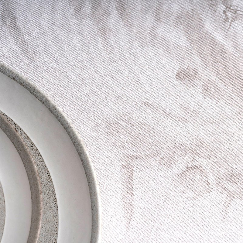 Maison d' Hermine Table Cloth Round Table 100% Cotton 69 Round Inches Tablecloth Reusable Decorative for Dining Kitchen Room Farmhouse Home Gifts for Mothers Day Spring Summer - Basse Cour