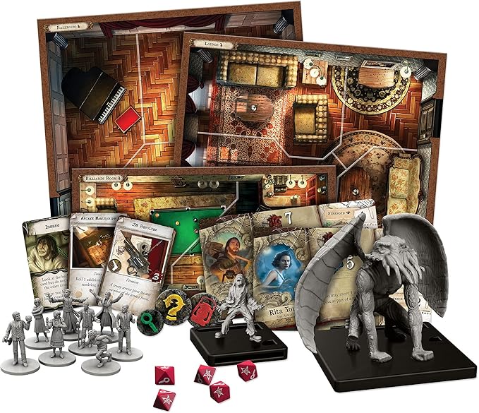 Asmodee Mansions of Madness Board Game (2nd Edition) - Dive into Lovecraftian Horror and Mystery with Cooperative Gameplay! Ages 14+ 1-5 Players 2-3 Hour Playtime