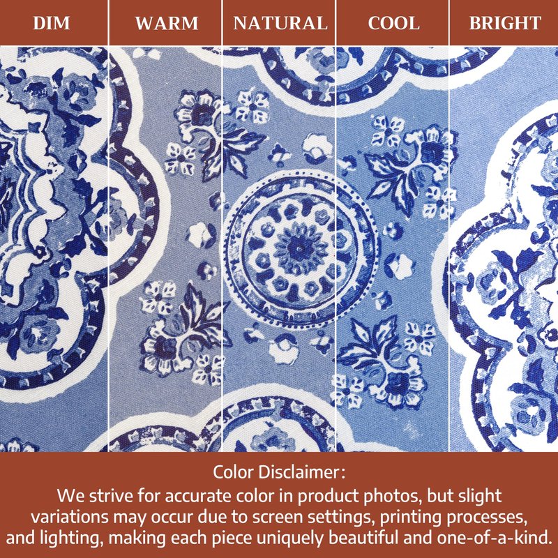 Maison d' Hermine Table Cloth Rectangle Table 100% Cotton 60 x 108 Inches Tablecloth Reusable Decorative for Dining Kitchen Room Farmhouse Home Gifts for Mothers Day Spring Summer - Melodie Bleue