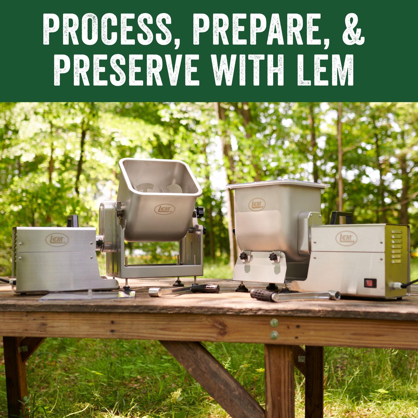 LEM Products BigBite Tilt Meat Mixer, 25 lb Stainless Steel Meat Mixer for Ground Beef, Sausage Making, Kitchen Meal Prep, Manual or Grinder-Driven Mixing for Home Use