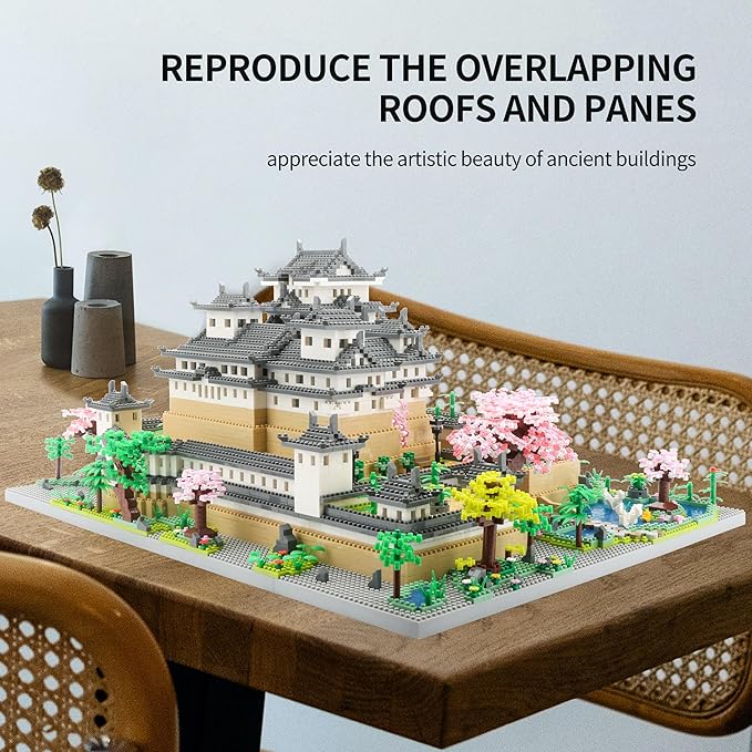 Japan Himeji Castle Miniature Building Blocks Model 10080 Pieces Architectural Landmark Collection Building Sets Gift Model Kit for Adults
