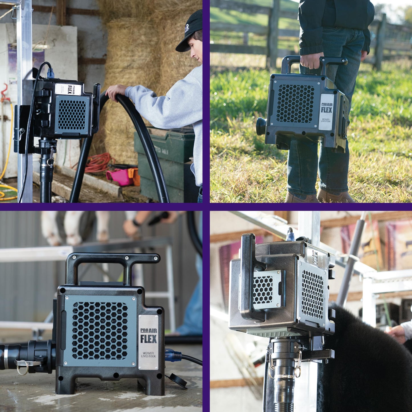 Weaver Livestock ProAir Livestock Blower, Robust Dryer System, Lightweight Blowers for Cows, Sheep, Goats and More