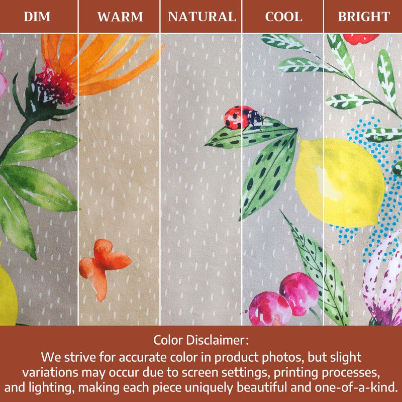Maison d' Hermine Table Cloth Round Table 100% Cotton 63 Round Inches Tablecloth Reusable Decorative for Dining Kitchen Room Farmhouse Home Gifts for Mothers Day Spring Summer - Jardin D'Ete - Fog