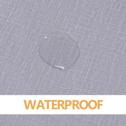 sancua 100% Waterproof Rectangle PVC Tablecloth - 60 x 60 Inch - Oil Proof Spill Proof Vinyl Table Cloth, Wipe Clean Table Cover for Dining Tables, Buffet Parties and Camping, Grey