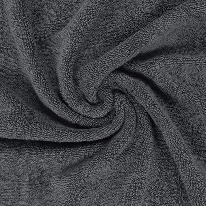 Utopia Towels 8-Piece Luxury Towel Set - Plush, Super Absorbent 100% Cotton Towels in Grey | Ideal for Bathroom, Spa & Hotel