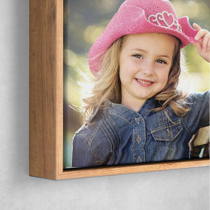 P&L ART. Personalized Custom Canvas Prints: Photo On Canvas Transform Your Photos into Stunning Framed Wall Art Digitally Printed Photo To Canvas Ideal for Home Decor Gifts Keepsakes Beige 16X24