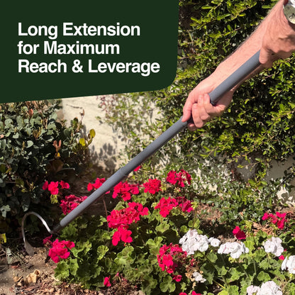 Rocklin Industry Cobra Hook 3-in-1 (24"/40"/57") Cultivator, Heavy-Duty Garden Hand Tool for Weeding, Digging & Soil Loosening – Three Lengths, Stainless Steel Blade, Ergonomic Grip