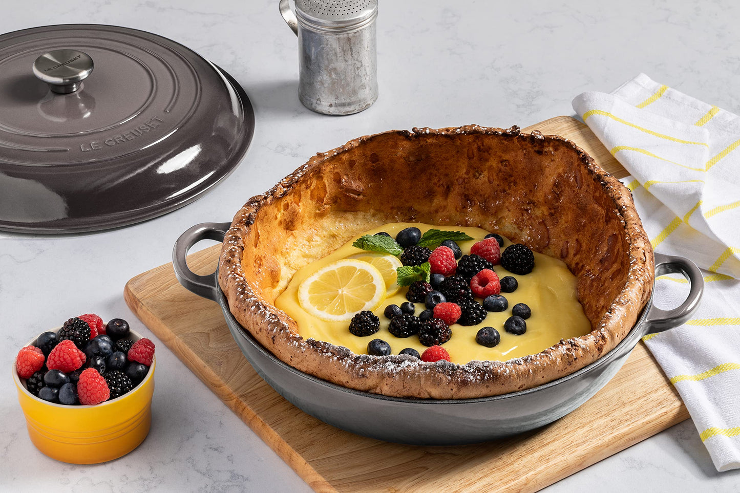 Le Creuset Enameled Cast Iron Signature Braiser, 5 qt., Shallot