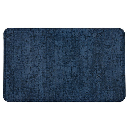 Mohawk Home Anti Fatigue Dri-Pro Cushion Mat, Floral Tile Black (1' 6" x 2' 6")