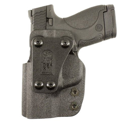 DeSantis Cazzuto OWB Holster for Pistols - Holster OWB, Paddle Holster for Men and Women, Fits SIG P320 Compact with or without Romeo1 Reflex Sight, SIG P320 XCompact - Right Hand Draw, Black