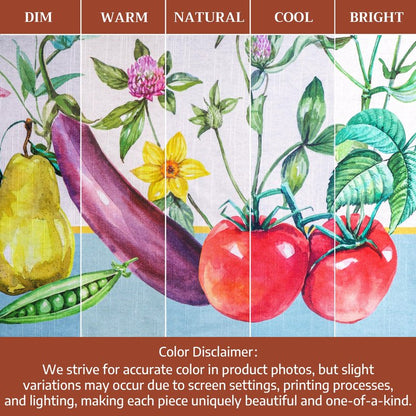 Maison d' Hermine Table Cloth Round Table 100% Cotton 63 Round Inches Tablecloth Reusable Decorative for Dining Kitchen Room Farmhouse Home Gifts for Mothers Day Spring Summer - Giverny