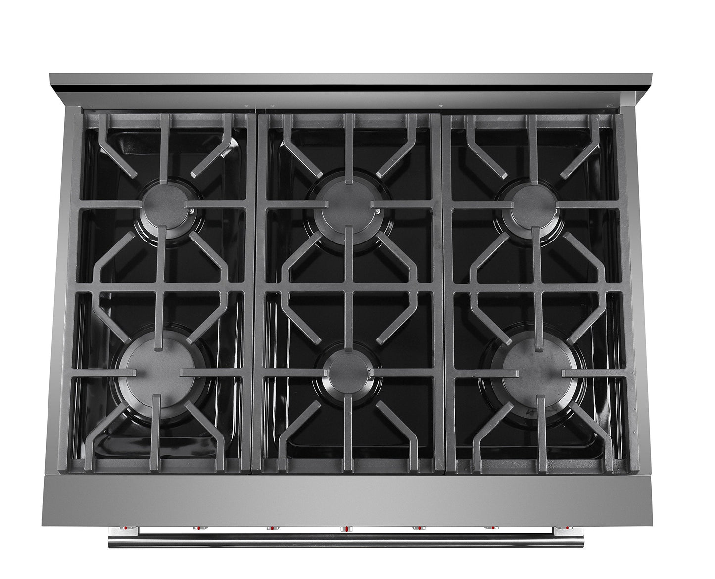 NXR SC3611 36" 5.5 cu.ft. Pro-Style Natural Gas Range with Convection Oven, Stainless Steel
