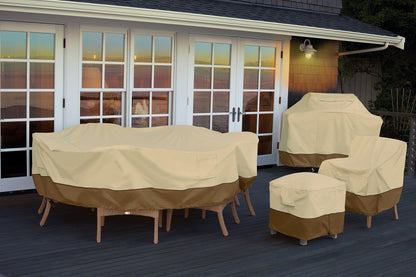 Classic Accessories Veranda Water-Resistant 70 Inch Picnic Table Cover, Outdoor Table Cover