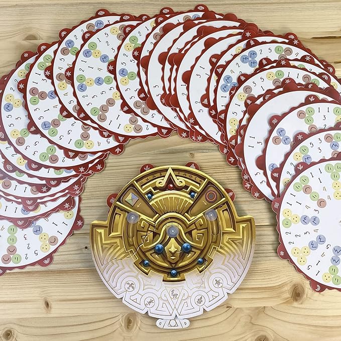 Sit Down! Tiwanaku - Sit Down! Strategy Board Game Deduction Exploration Optimization Pachamama Mother Earth Wheel Play Solo Mode Or with Up to 4 Players 30-60 Minute Play Time for Ages 14+