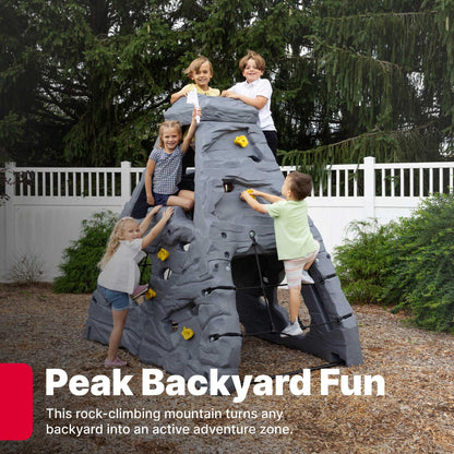 Step2 Skyward Summit for Kids, Climbing Wall Playset for Toddlers, Ages 4 –8 Years Old, Easy to Assemble Kids Outdoor Playground for Backyard