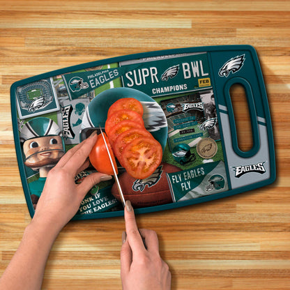 YouTheFan NFL Philadelphia Eagles Retro Series Cutting Board