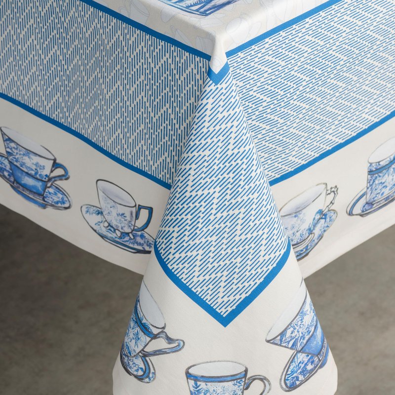 Maison d' Hermine Table Cloth Square Table 100% Cotton 60 x 60 Inches Tablecloth Reusable Decorative for Dining Kitchen Room Farmhouse Home Gifts for Mothers Day Spring Summer - Canton