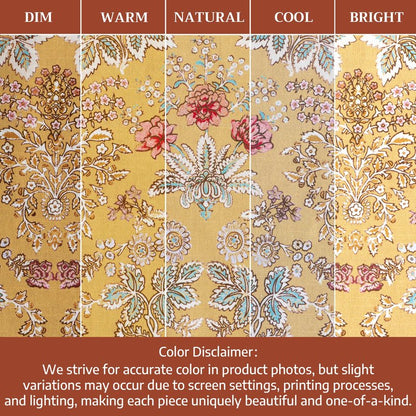 Maison d' Hermine Table Cloth Round Table 100% Cotton 63 Round Inches Tablecloth Reusable Decorative for Dining Kitchen Room Farmhouse Home Gifts for Mothers Day Spring Summer - Marquise