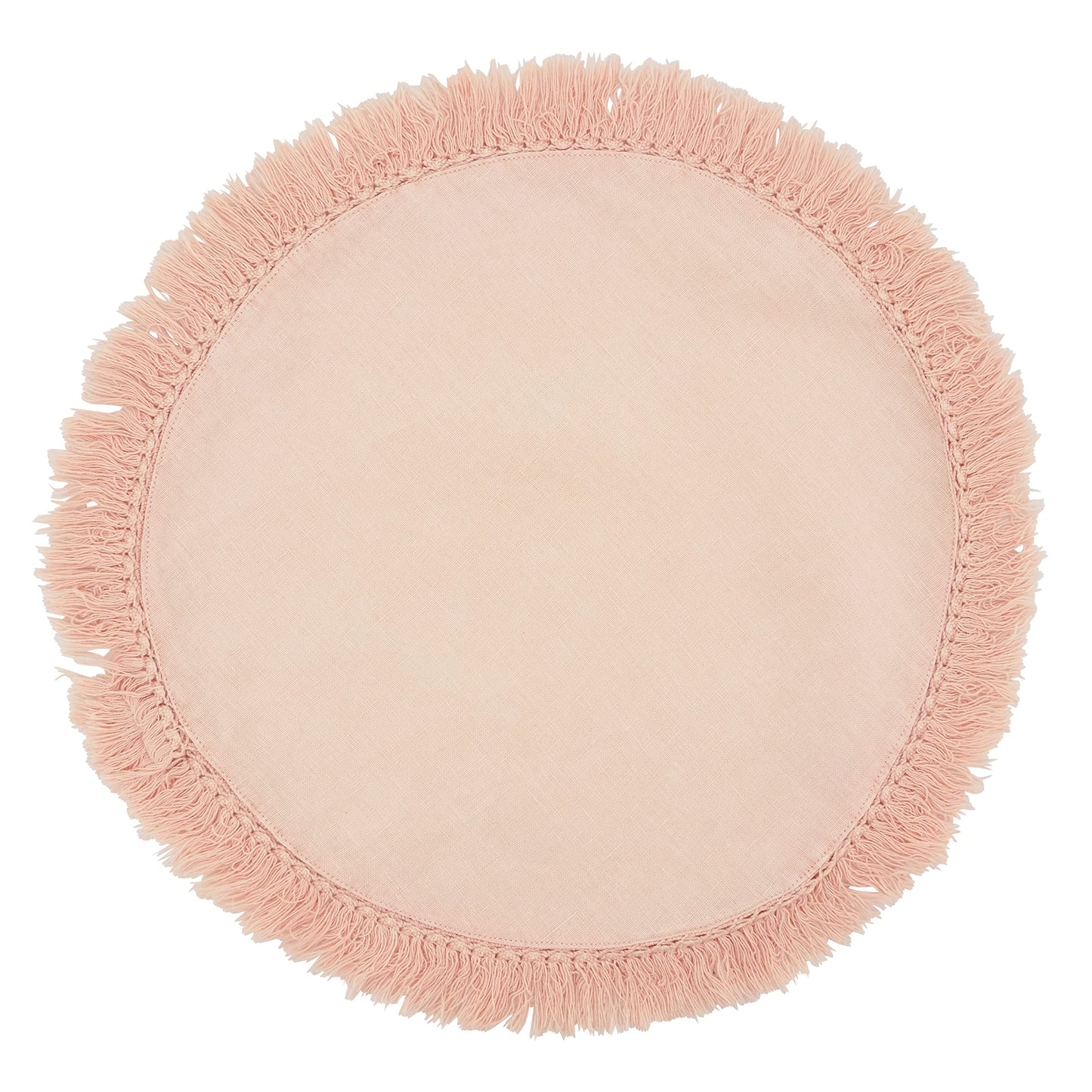 Stonewashed Fringe Placemats (Set of 4)