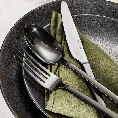 KINGSTONE Silverware Set, 60-Piece Flatware Cutlery Set Premium Stainless Steel, Service for 12, for Kitchen, Home, Wedding, Party, Mirror Polished and Dishwasher Safe