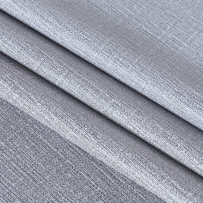 sancua 100% Waterproof Round PVC Tablecloth - 54 Inch - Oil Proof Spill Proof Vinyl Table Cloth, Wipe Clean Table Cover for Dining Tables, Buffet Parties and Camping, Grey