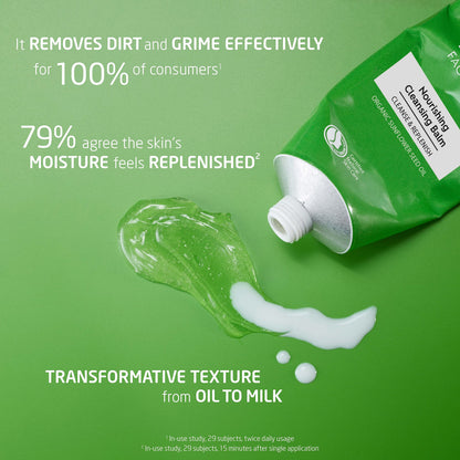 WELEDA Skin Food Nourishing Cleansing Balm 75ml | Oil-to-Milk Formula | All Skin Types | Make-up Remover | Vegan