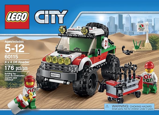 LEGO City Great Vehicles 4 x 4 Off Roader Kit (176 Piece)