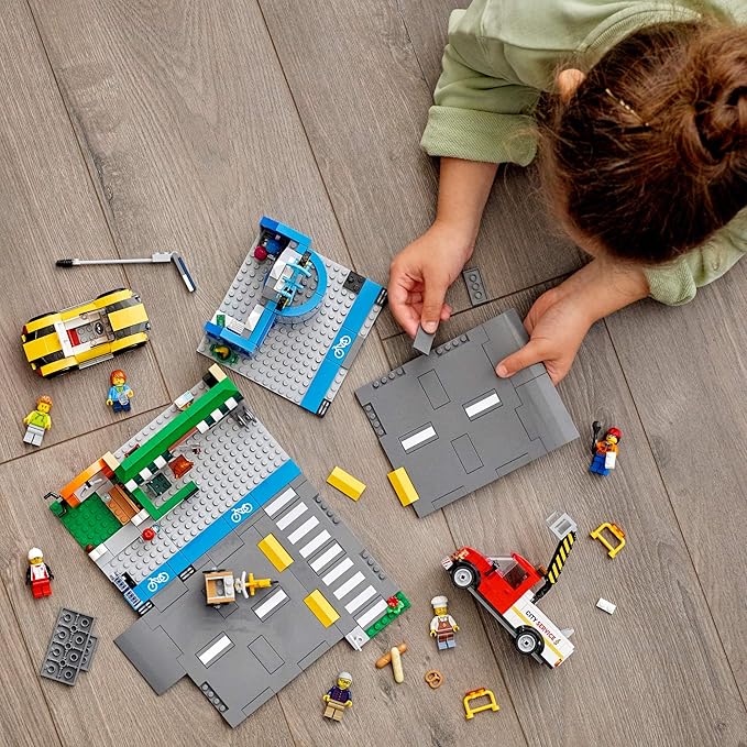 LEGO City Shopping Street 60306 Building Kit Cool Building Toy for Kids New 2021 (533 Pieces)