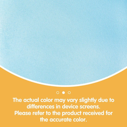 BRILLMAX 6 Pack Light Blue Tablecloths 90 x 132 Inch for 6ft Rectangle Tables - 150 GSM Polyester Fabric, Floor Length Drop, Water, Stain & Wrinkle Resistant Cloth Cover for Wedding Reception Banquet
