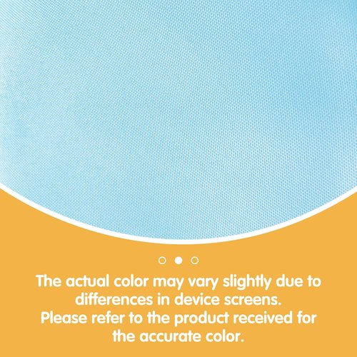 BRILLMAX 8 Pack Light Blue Tablecloths 70 x 120 Inch for 6ft & 8ft Rectangle Tables - 150 GSM Polyester Fabric, Universal Fit, Water, Stain & Wrinkle Resistant Cloth Cover for Wedding Banquet