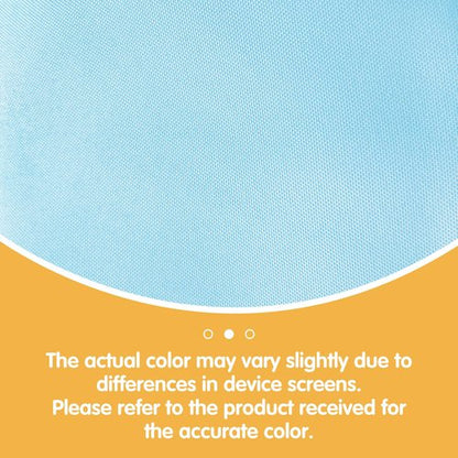 BRILLMAX 8 Pack Light Blue Tablecloths 70 x 120 Inch for 6ft & 8ft Rectangle Tables - 150 GSM Polyester Fabric, Universal Fit, Water, Stain & Wrinkle Resistant Cloth Cover for Wedding Banquet