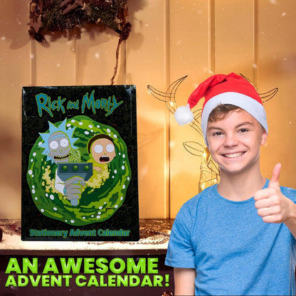 Rick and Morty Advent Calendar 2025 - Fun Countdown with 24 Surprises | Keychains & Shoelaces Gifts