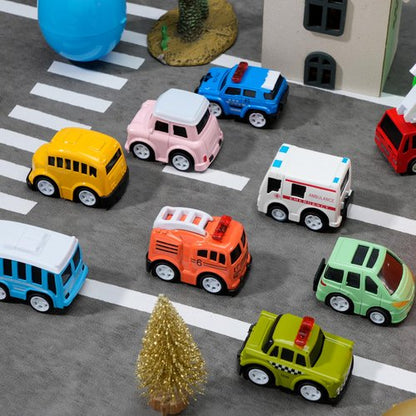 JOYIN 12 Pcs Prefilled Easter Eggs with Toys, Plastic Eggs with Cute Pull Back Cars, Easter Basket Stuffers, Party Favors for Kids, Classroom Prize Supplies