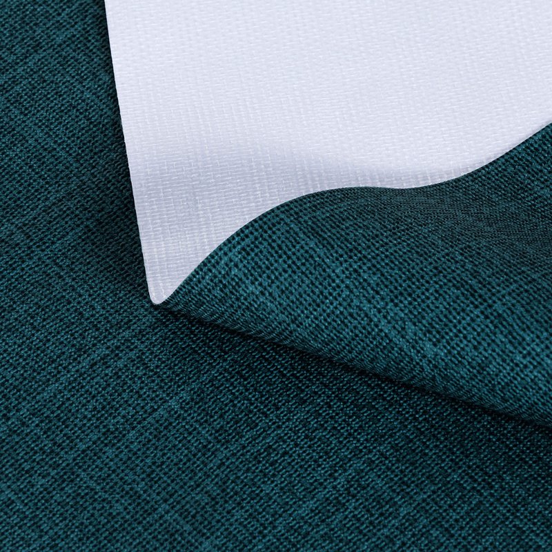 sancua 100% Waterproof Rectangle PVC Tablecloth - 60 x 140 Inch - Oil Proof Spill Proof Vinyl Table Cloth, Wipe Clean Table Cover for Dining Tables, Buffet Parties and Camping, Deep Teal