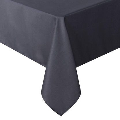 sancua Rectangle Tablecloth - 54 x 120 Inch - Water Resistant Spill Proof Washable Polyester Table Cloth, Decorative Fabric Table Cover for Dining Tables, Buffet Parties and Camping, Grey