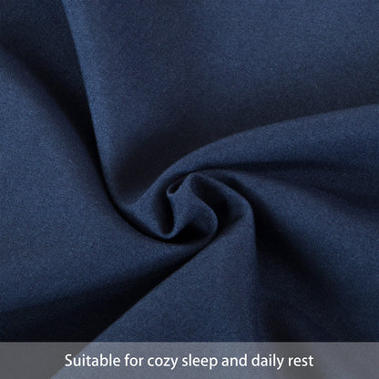 FLXXIE 2 Pack Microfiber Toddler Pillowcases, 14x20 Inches Fits Baby Pillow Sized 12x16, 13x18 or 14x20, Soft and Cozy Small Travel Pillow Covers with Envelope Closure, Navy