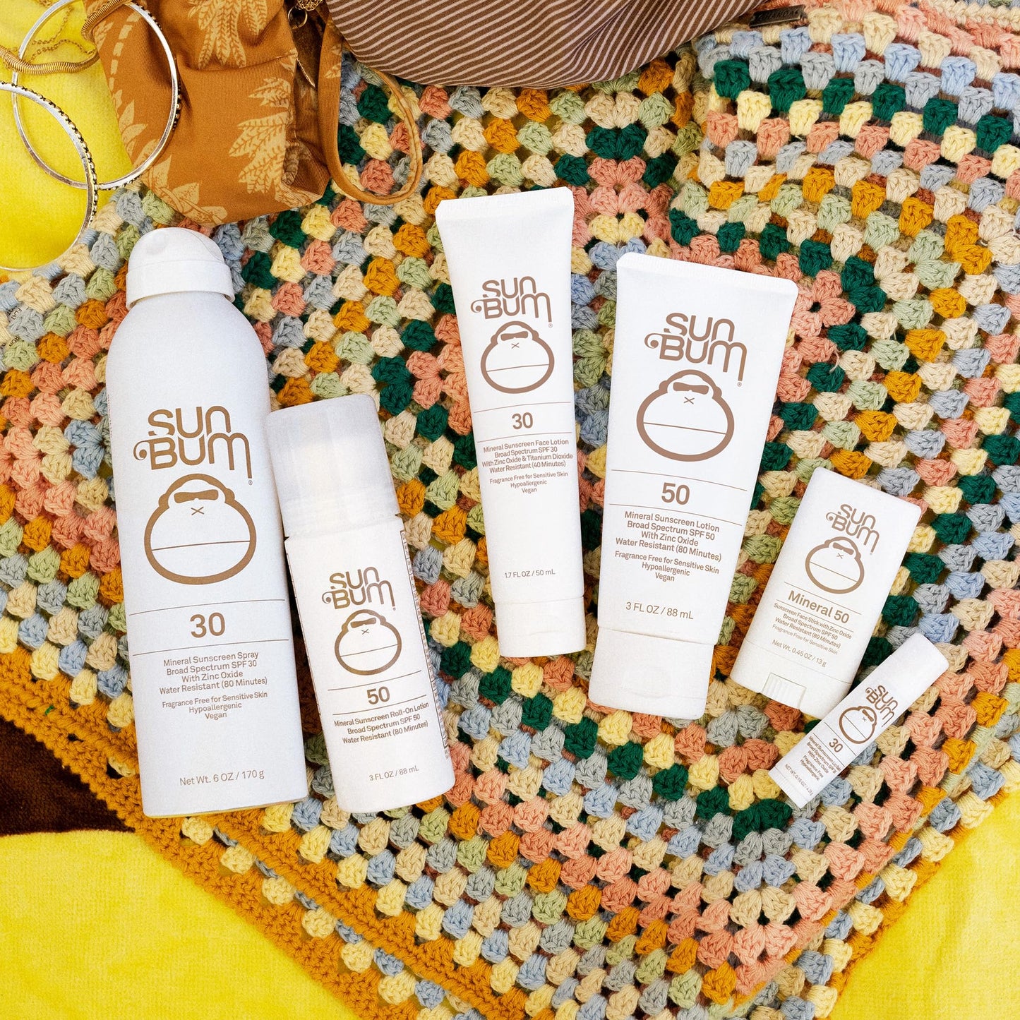 Sun Bum Mineral SPF 30 Sunscreen Body Spray - Water-Resistant Broad Spectrum Moisturizing Sunscreen with Vitamin E - Hawaii 104 Act Compliant (Made without Octinoxate & Oxybenzone) - 6 oz