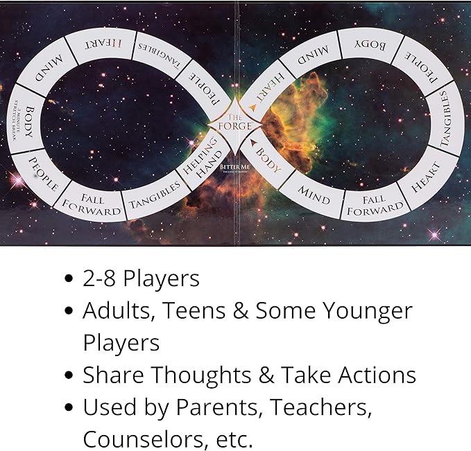 Better Me Self-Improvement Board Game - Fun &amp Connection for Couples Friends and Family Game Night Relationship Date Night Ideas Counseling and Group Therapy Goal Setting &amp Accountability
