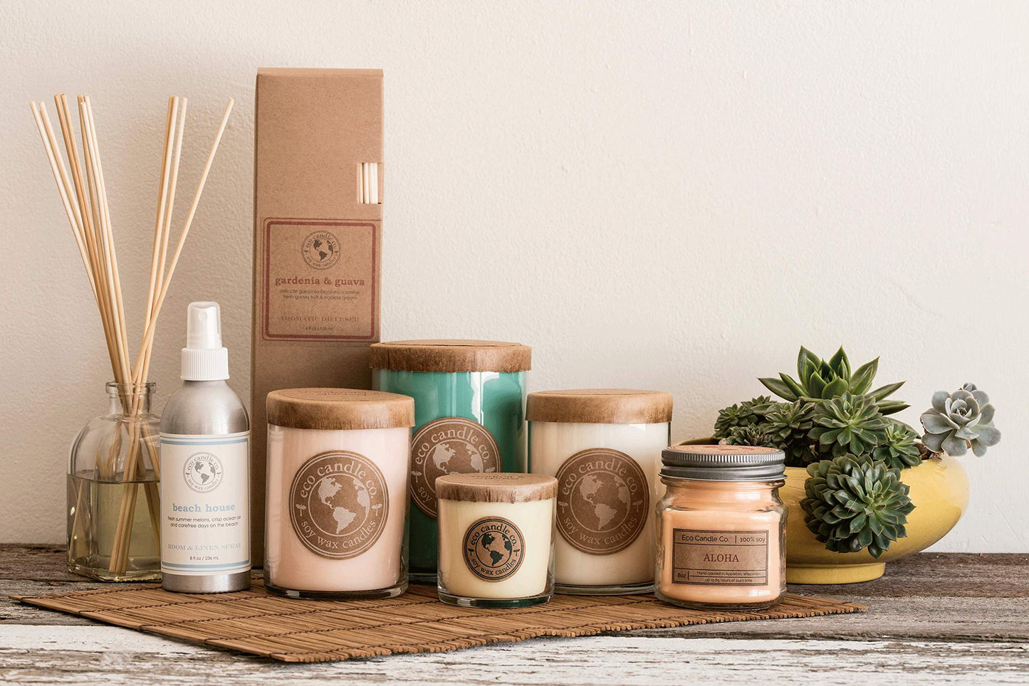 ECO CANDLE CO. Recycled Candle, Winter Wonderland, 6 oz. - Scents Of Pine, Spruce, & Fir - 100% Soy Wax, No Lead, Kraft Paper Label & Lid, Hand Poured, Phthalate Free, Made From Midwest Grown Soybeans