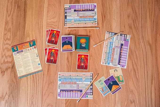 RA by 25th Century Games – Ancient Egyptian Theme Auction and Set-Collection Board Game for 2-5 Players and Ages 12+