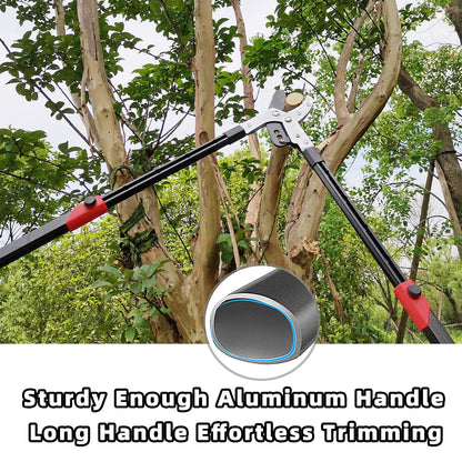 YRTSH Loppers Branch Cutter Heavy Duty Tree Trimmer, Extendable 28-41" Tree Pruner with Compound Action, Tree Cutter with 2 Inch Clean Cut Capacity Chop Thick Branches Effortlessly