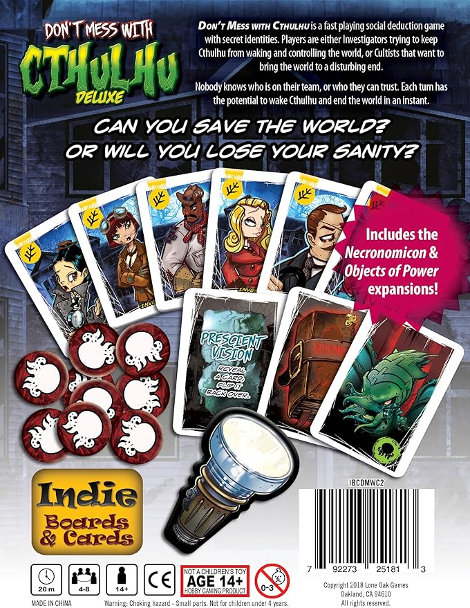 Indie Boards &amp Cards Don't Mess with Cthulhu Deluxe