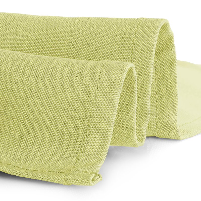 Gee Di Moda Square Tablecloth - 85 x 85 Inch Yellow Table Cloth for Large Square or Round Tables - Heavy Duty Washable Fabric - for Buffet Table, Holiday Party, Dinner, Wedding & Baby Shower