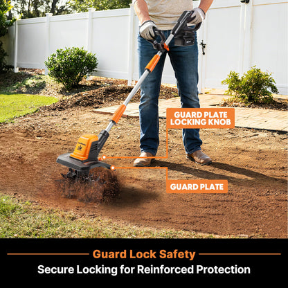 LawnMaster 24V MAX 9” Cordless Tiller – CLTE2409