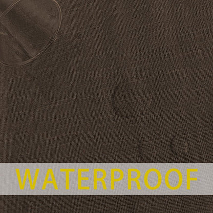 sancua 100% Waterproof Rectangle PVC Tablecloth - 70 x 70 Inch - Oil Proof Spill Proof Vinyl Table Cloth, Wipe Clean Table Cover for Dining Tables, Buffet Parties and Camping, Coffee
