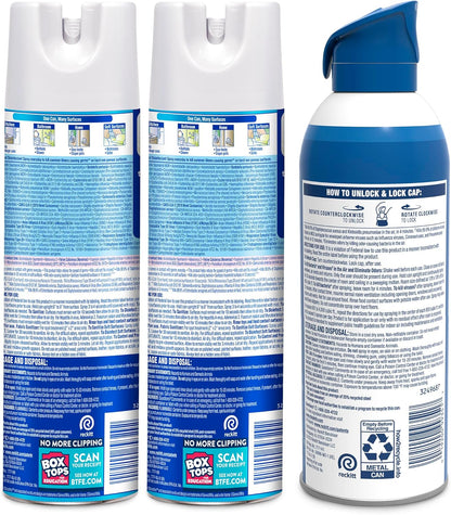 Lysol Disinfectant Spray Bundle - Crisp Linen & Air Sanitizer Spray for Odor Elimination | 19 Fl. Oz & 10 Fl. Oz