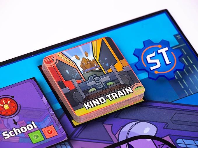 Super Trains: First Ride Super Hero Train Game – Kids &amp Family Board Game Ages 5–10 Dice Rolling Strategy 2–5 Players