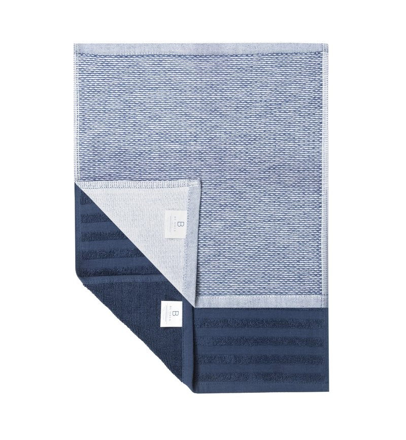 Premium Kitchen Towels (20”x 28”, 6 Pack) | Yarn Dyed Flat Woven Stripe Kitchen Towel Set| 238 GSM | Highly Absorbent with Hanging Loop | Blue