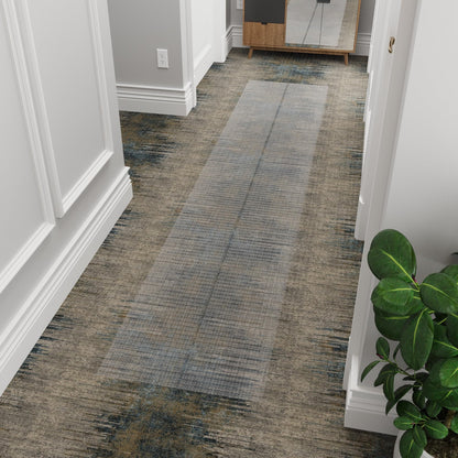 Ottomanson Aisle Runner Protector 26" x 19' – Non Slip Waterproof Clear Vinyl Stair Runner & Carpet Protector with Gripper Backing for Long Hallways, Stairs & High Traffic Areas
